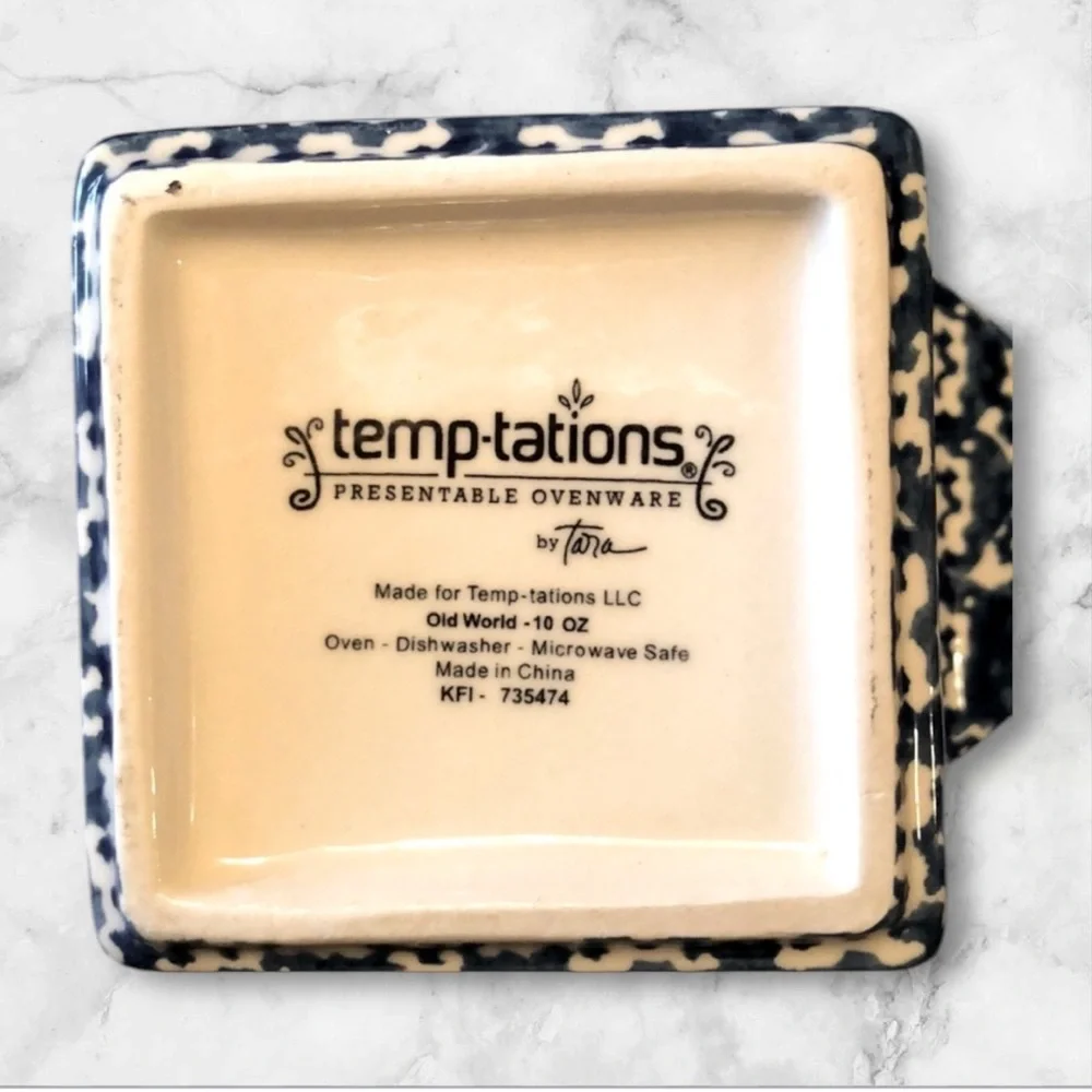 Temp-tations presentable ovenware by Tara old world ceramic set of 2 10oz